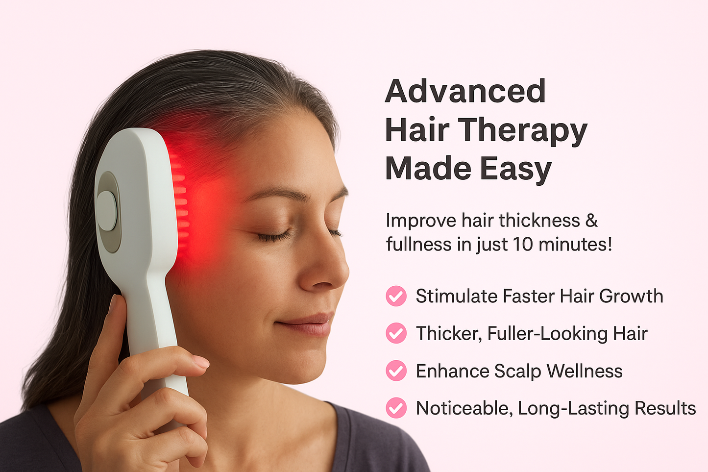 AurivaBrush 4in1 Hair Therapy Device